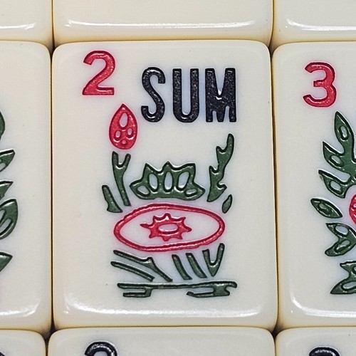 You Choose - Mahjong Mah Jongg Replace Plastic Cream 1 1/8" x 7/8" x 1/2” - Picture 40 of 44