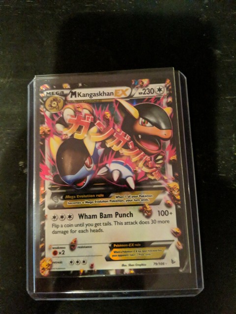 M Kangaskhan EX 79/106 - Ultra Rare NM Pokemon card XY Flashfire in hard case | eBay