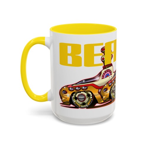 BEATLES YELLOW SUBMARINE Art Collectible Coffee Mug - 2 Sizes - Picture 4 of 9