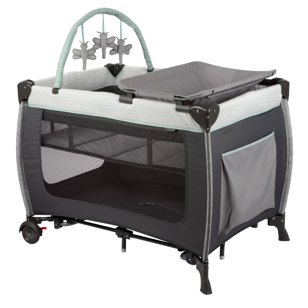 MONBEBE Monbebe Flex Deluxe Baby Play Yard with Bassinet and Changer