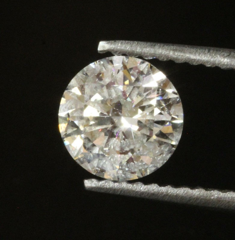 Clarity Enhanced loose 1.04ct SI3 I1 F natural round diamond antique earth mined