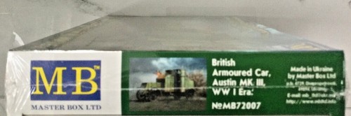 MASTER BOX 1/72 WW I BRITISH ARMOURED CAR AUSTIN MK III WW I ERA MODEL 72007 F/S - Picture 9 of 9