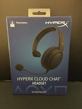 PS4 HyperX Cloud Chat Wired Gaming Noise Canc...