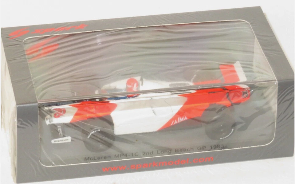 McLaren MP4-1C #8 2nd Long Beach GP 1983 - Niki Lauda Scala 1/43 S4842 - Immagine 2 di 2