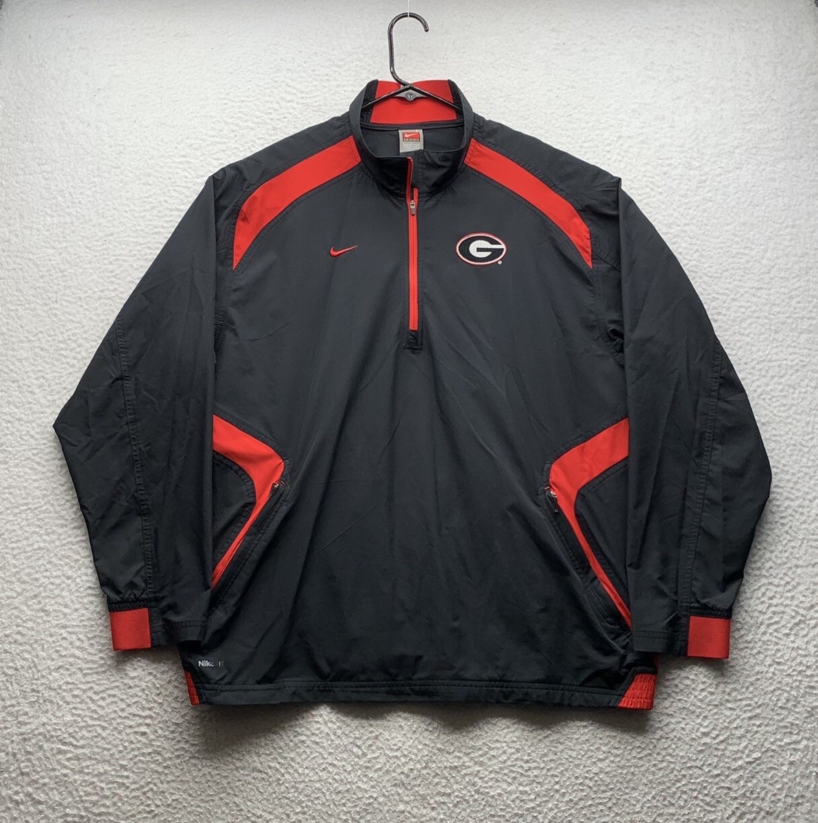 georgia bulldogs nike windbreaker