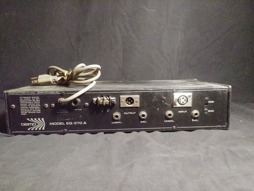 Biamp Model Eq270 A Graphic Equalizer - Picture 2 of 2