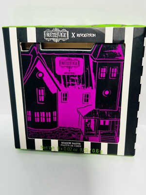 Beetlejuice X Revolution 9 Eyeshadow Palette New in Box