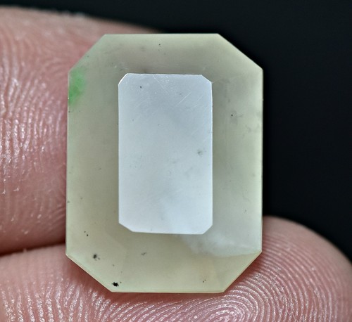 15,70 Karat sehr seltener natürlicher weißer grossulärer Granatschliff Edelstein aus Pakistan - Bild 5 von 12