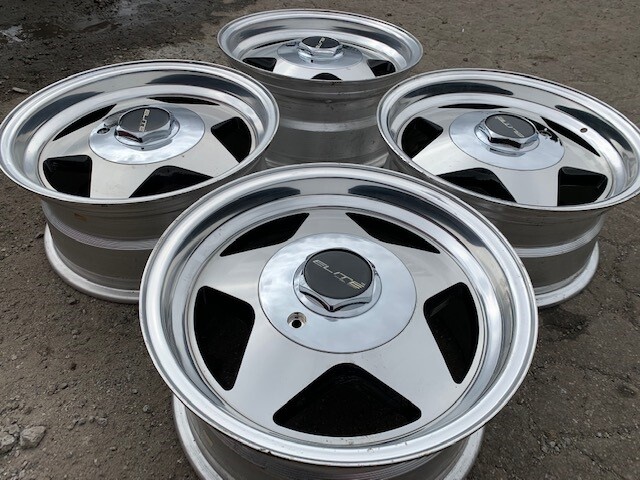 15 VINTAGE WHEELS RIMS AMERICAN RACING STAR FIVE SPOKES 6X114.3 6X4.5 ...