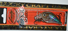 lucky craft fat cb big daddy strike 1 one 2" 1/4oz bds1 zebra ms ghost minnow