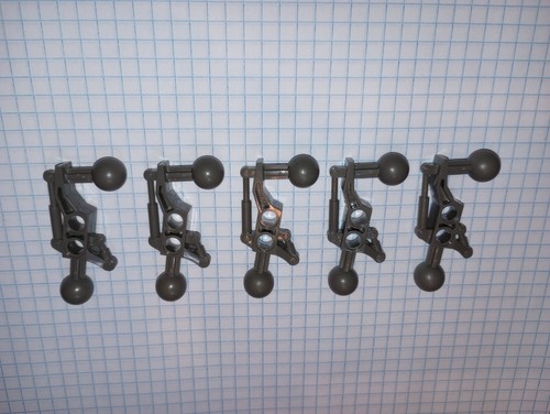 5 Dark Gray Lego 32173 Star Wars Mindstorms Bionicle 5 pcs leg arm Technic ball - Picture 9 of 24