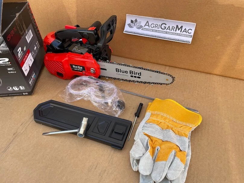 Motosega potatura Blue bird CSP 270 TC barra 25cm peso 2,3 kg catena 1/4 carving - Immagine 3 di 4