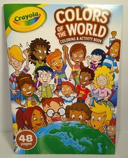 Brand New Crayola Colors Of The World Coloring And Activity Book Kids Art Fun