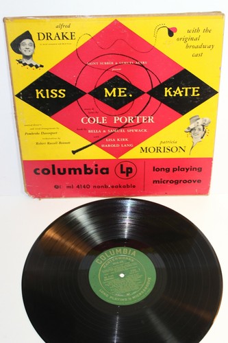 1949 Alfred Drake Patricia Morison Kiss Me Kate Cole Porter Vinyl LP Record