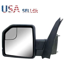 Driver Left Side Door Mirror Power without signal Light  for 15-20 Ford F-150