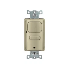 NEW Hubbell H-MOSS PIR 1-Circuit Wall Switch, Passive Infrared, Ivory (AP2000I1)