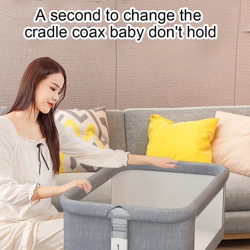 Baby Bedside Crib Sleeper Bassinet Safe Co-Sleeping Storage Bag Easy install - Picture 12 of 20