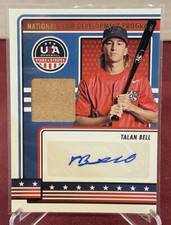 2023 Panini USA Stars & Stripes Talan Bell Jersey Patch Auto 