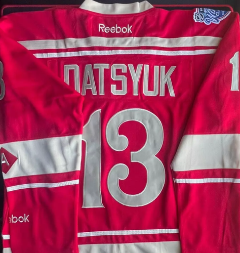 Detroit Red Wings #13 Pavel Datsyuk Stitched Hockey Jersey Size XLarge NWOT - Picture 3 of 6