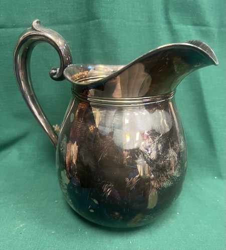 VINTAGE WALLACE STERLING SILVER WATER PITCHER, 537 grams