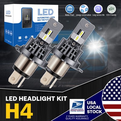 For Toyota Echo 2000-2005 H4 9003 LED Headlight Bulbs Hi Low Beam 20000LM 6000k