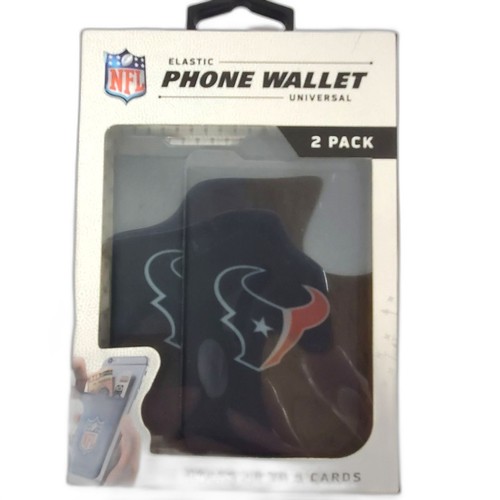 NFL Phone Wallet Universal @Pack Holds up To 5 Cards Houston Texas - 第 1/4 張圖片