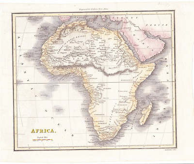アンティーク大型 地図 マップ 　アメリカ歴史教材地図 近代史アフリカ領地マップ Amazon.com: Historic Pictoric Map : Africa 1919, Map of