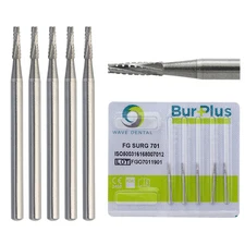 Wave Dental Surgical Burs FG SURG 701 Carbide Taper High Speed Friction Grip Bur
