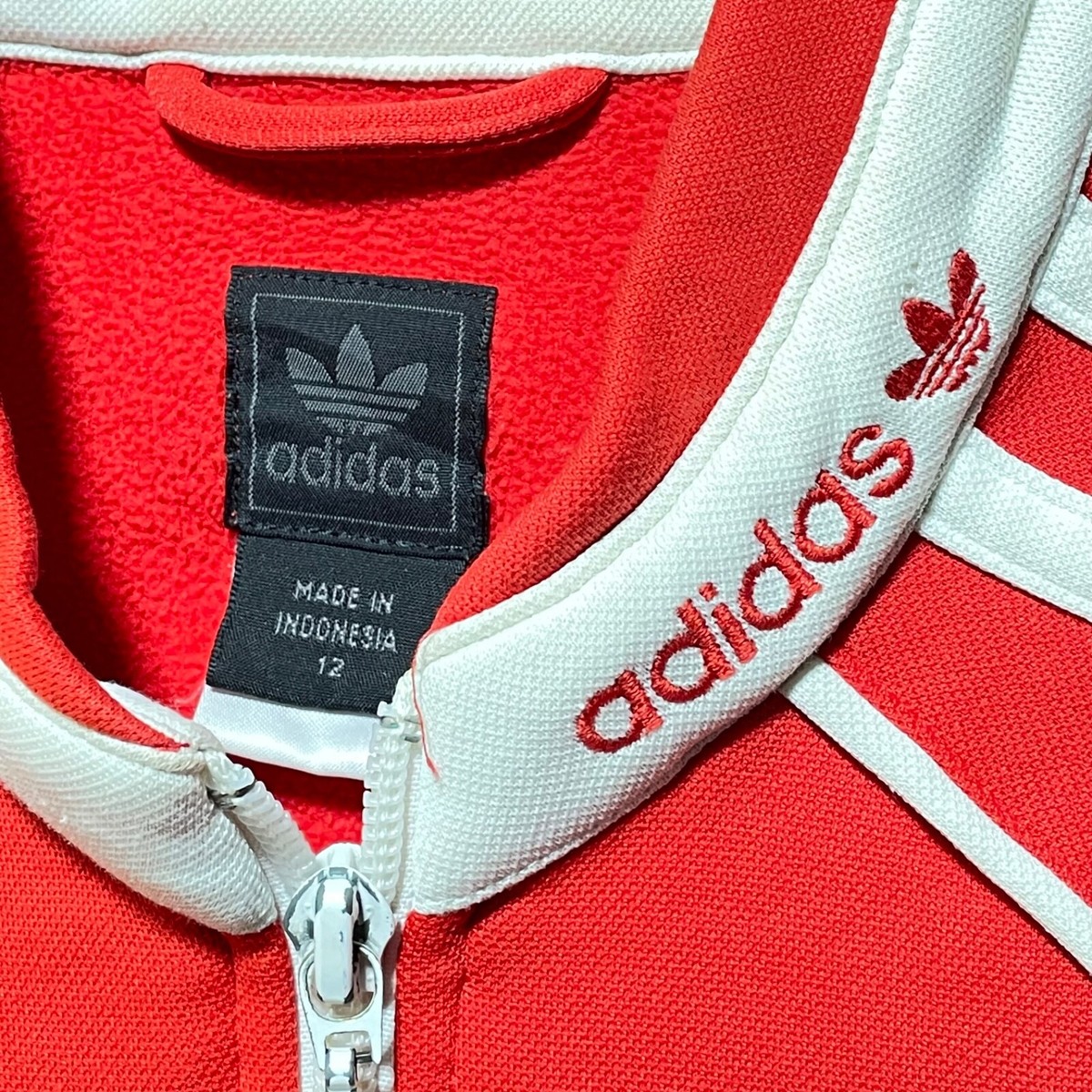 レア アディダス オリジナルSeefeld  vintage ADIDAS SEEFELD Red Retro Vintage Jacket Jacket Sweatshirt m
