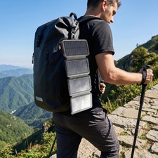 40000mAh Solar-Powerbank 4 Solarmodulen Schnellladefunktion Taschenlampe