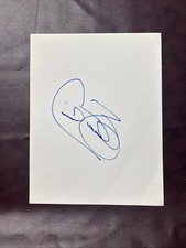 Cecil Fielder Autographed Signed On 8 x 10 Photo Paper