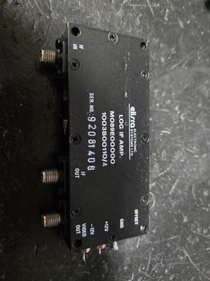 Elisra Electronic Systems 300-455MHz Log IF Amplifier SMA  ±12 V VNA Tested
