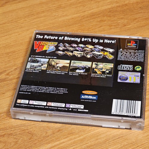 ps1 VIGILANTE 8 2nd Offense Boxed With Manual PAL UK Version ps2 ps3 - Picture 7 of 11