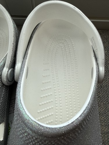 Men's Size 9 / Women's Size 11 Crocs Classic Iridescent Glitter Cg - Picture 13 of 23