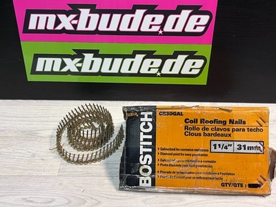 Bostitch Nägel Coilnägel Coil 1 1/4 31mm stanley 120 Stück cr3dgal Dachpappnagel