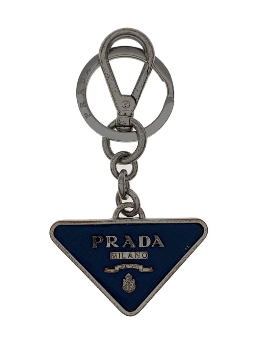 PRADA Key Ring Keychain SLV Men's 2PP080
