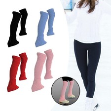 Skating Leg Warmers Portable over Knee Lightweight Decoration Knitting Long Leg