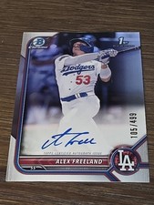 2022 Bowman 1st Chrome Refractor Autograph #CDA-AF Alex Freeland 105/499