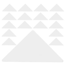 200pcs No Curl Collar Stays Adhesive PVC Invisible Shirt Support Stickers