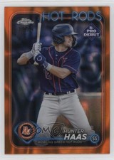 2024 Topps Pro Debut Chrome Orange Lava Refractor /25 Hunter Haas #PDC-157 1k9t