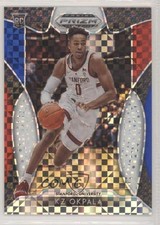 2019-20 Panini Prizm Draft Picks Red White & Blue Prizm 19/99 KZ Okpala #97 7zf