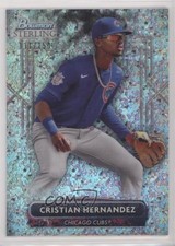 2022 Bowman Sterling Prospects Mini-Diamond Refractor Cristian Hernandez 5ok