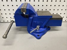 Irwin 4 Cast Iron Blue Bench Workshop Swivel ...