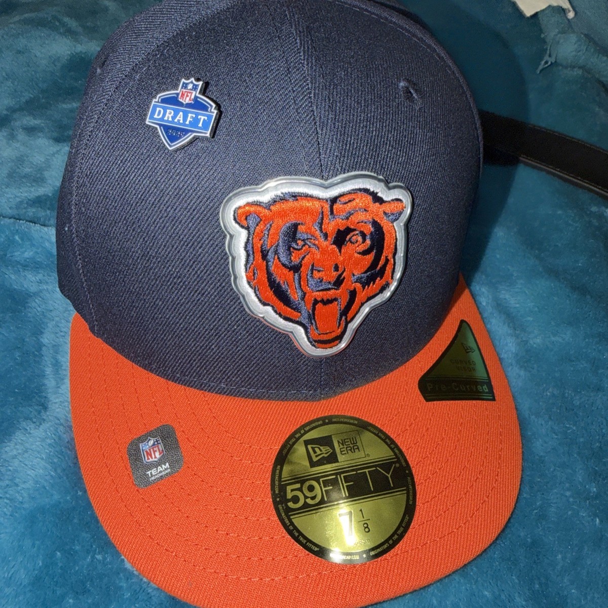🔥 New Era 59FIFTY Chicago Bears 2026 NFL Draft DAY Fitted 7 1/8