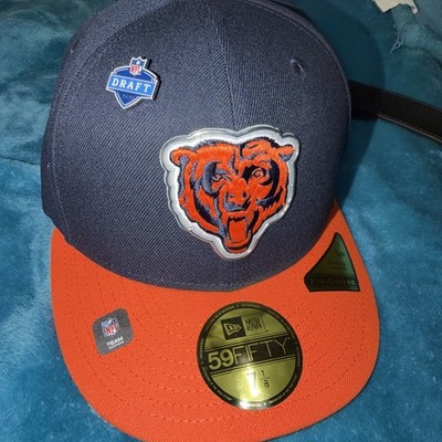 🔥 New Era 59FIFTY Chicago Bears 2026 NFL Draft DAY Fitted 7 1/8