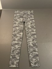 Spanx Leggings Women's M Gray Camo High Waist Seamless Look At Me Now Shaping