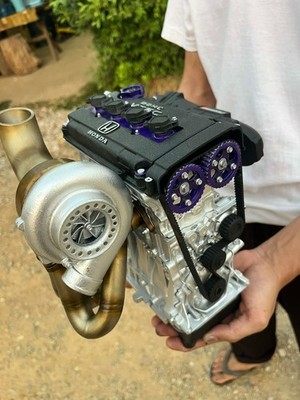 1/3 Scale Honda B-Series Turbo Engine Model
