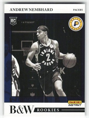 2022-23 Panini Instant Black & White Rookies Andrew Nembhard RC #BW-31 /998