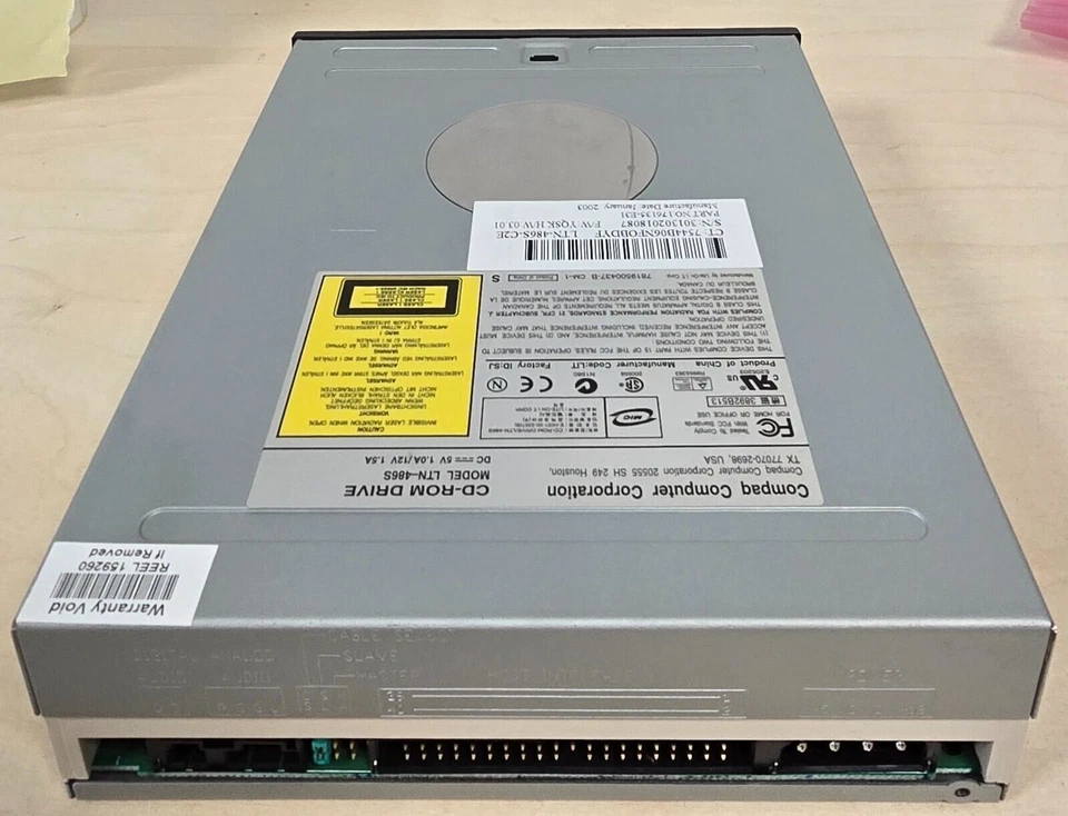 Compaq LTN-486S CD Rom Drive Ref00372 - Image 3 of 3