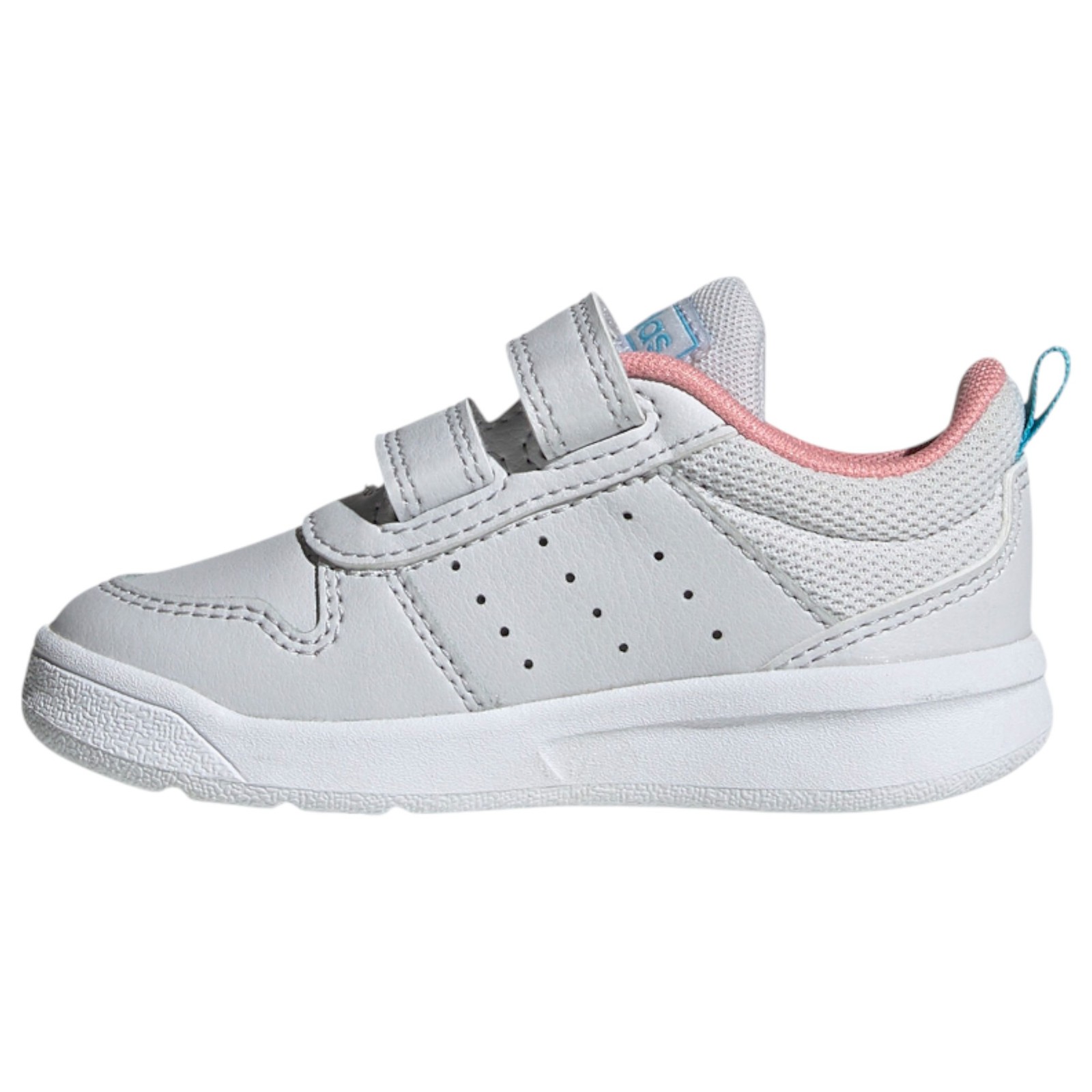 Adidas Jr Kids Girls White/Pink Tensaur Infant Shoes Adidas Jr Kids Girls White/Pink Tensaur Infant Shoes
